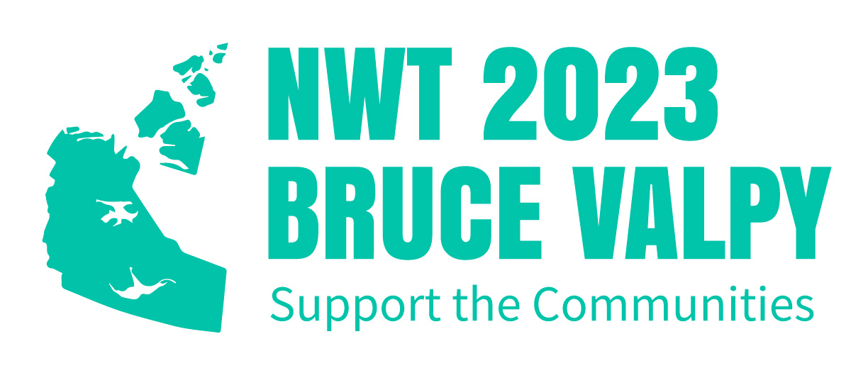 Bruce Valpy NWT 2023 Election Logo